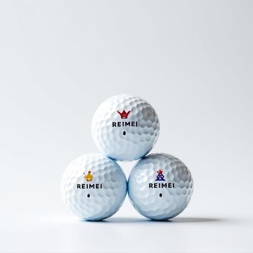 Reimei Golfのゴルフボール3個セット